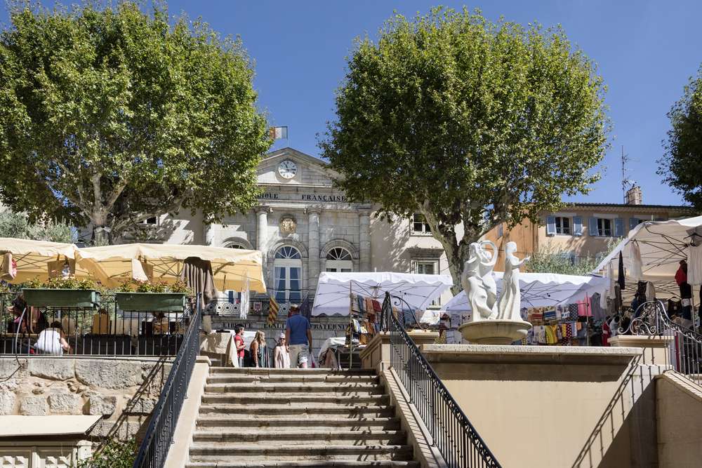 Le marché de Lorgues
