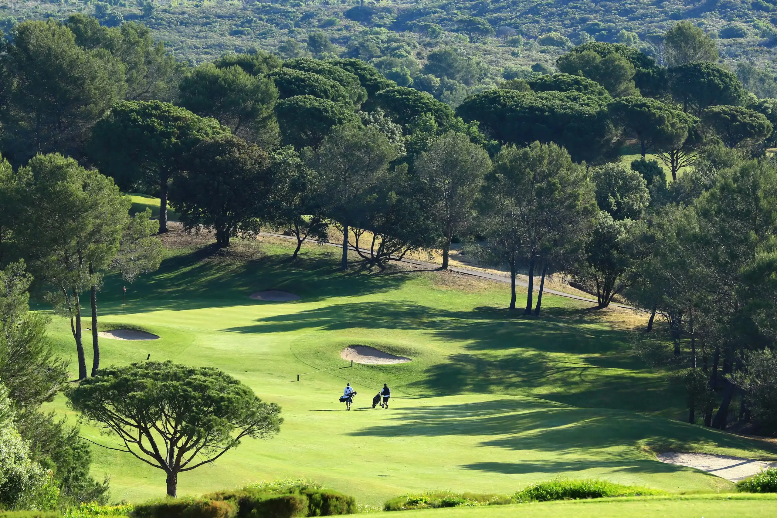 campo da golf in Provenza, nei pressi del Castello di Berne nel Var